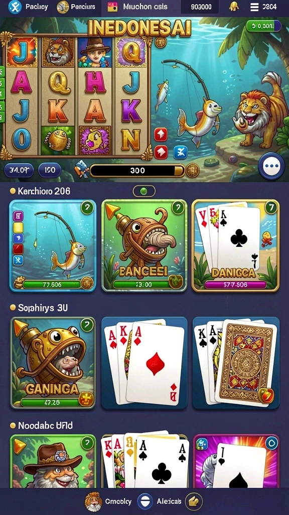 bni789 - Tampilan utama game dengan grafik yang menarik.