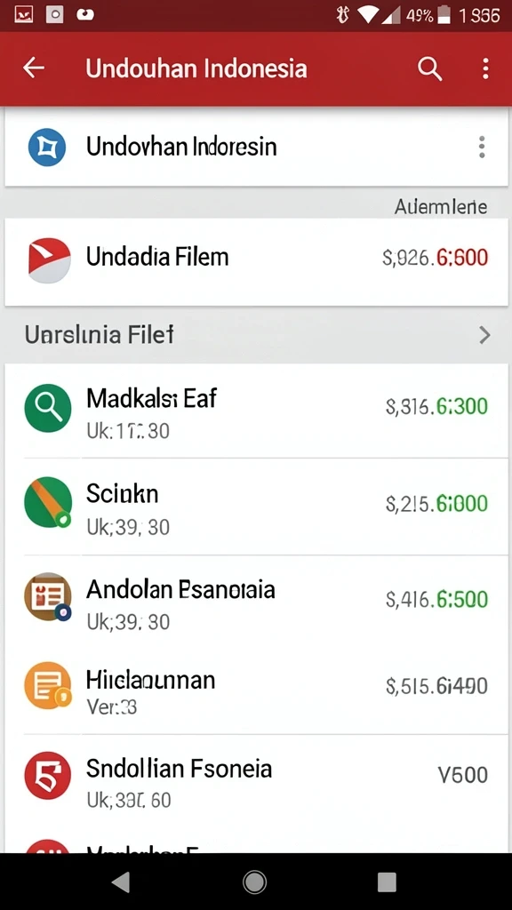 nuts777 - Antarmuka pengguna yang sederhana dan mudah dinavigasi.